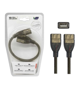 Αντάπτορας καλώδιο - USB-A female/female - 8S-01 - 20cm - 098098