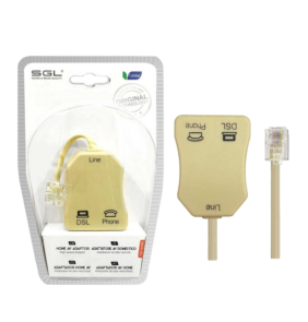 Διακλαδωτής ADSL με φίλτρο για Modem/Router & PSTN - ADSL Splitter - 61063B - 098531
