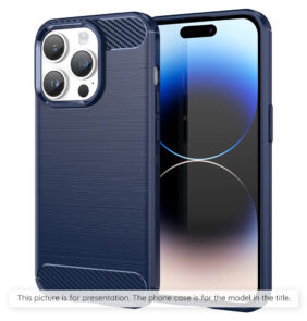 Techsuit - Carbon Silicone - Xiaomi Redmi Note 14 Pro 4G / Poco F7 - Blue