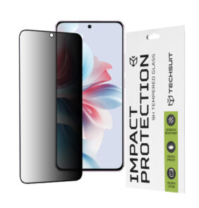 Techsuit - 111D Privacy Full Glue - Oppo Reno11 F - Black