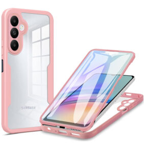 Techsuit - ColorVerse 360 Series + Screen Protector - Samsung Galaxy A05s - Pink