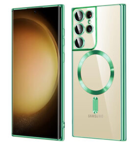 Techsuit - Luxury Crystal MagSafe - Samsung Galaxy S21 Ultra 5G - Light Green