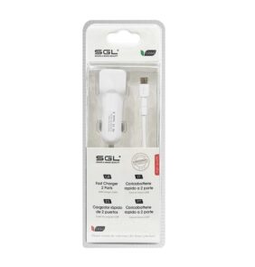 Φορτιστής αυτοκινήτου - Micro USB - 1m - V8-D13 - 110206