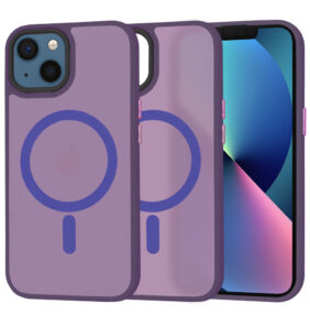 Techsuit - HaloFrost MagSafe Series - iPhone 13 - Deep Purple