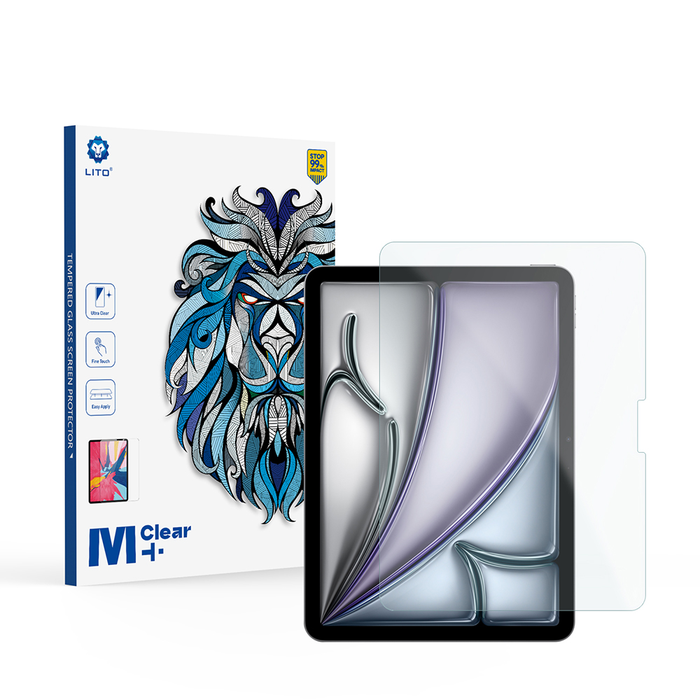 Lito - 2.5D Classic Glass Matte - iPad Air 11 (2024) - Clear