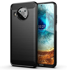 Techsuit - Carbon Silicone - Nokia X10 / X20 - Black