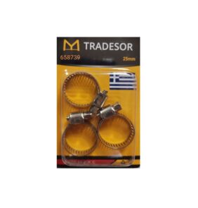 Σφιγκτήρες σωλήνων - Σετ 12 πακέτα - 25mm - 658739