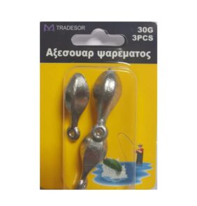 Βαρίδια αλιείας με θηλιά - 60gr - 2pcs - 830168