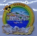 Tουριστικό μαγνητάκι Souvenir – Σετ 12pcs - Resin Magnet - Thassos - 678125 - Image 2