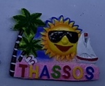 Tουριστικό μαγνητάκι Souvenir – Σετ 12pcs - Resin Magnet - Thassos - 678134 - Image 2