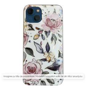 Techsuit - Marble Series - Xiaomi Redmi 14C / Poco C75 - Chloe White