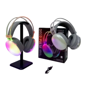 Ασύρματα ακουστικά Bluetooth LED - Headphones - PG580 - RGB - 212058 - White
