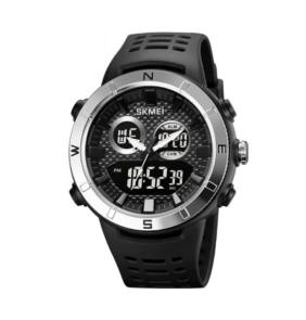 Ψηφιακό/αναλογικό ρολόι χειρός – Skmei - 2014 - Silver/Black