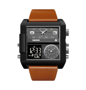 Ψηφιακό/αναλογικό ρολόι χειρός – Skmei - 2020 - Brown/Black