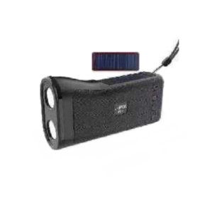 Ασύρματο ηχείο Bluetooth με ηλιακό πάνελ - P055 - 220552 - Black