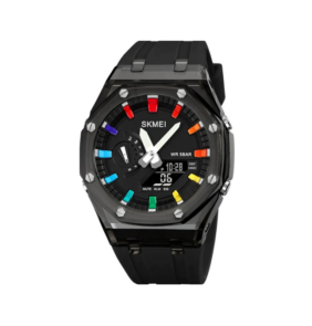 Ψηφιακό/αναλογικό ρολόι χειρός – Skmei - 2100 - Black/Black