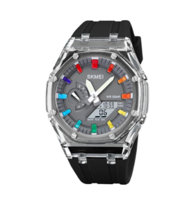 Ψηφιακό/αναλογικό ρολόι χειρός – Skmei - 2100 - Black/Grey