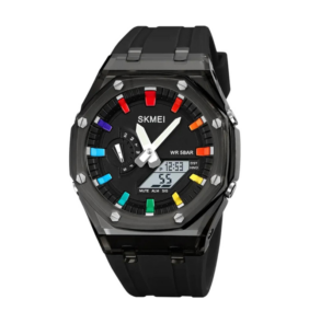 Ψηφιακό/αναλογικό ρολόι χειρός – Skmei - 2100 - Black/White