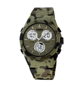 Ψηφιακό/αναλογικό ρολόι χειρός – Skmei - 2109 - Army Green