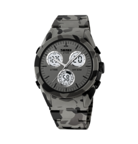 Ψηφιακό/αναλογικό ρολόι χειρός – Skmei - 2109 - Army Grey