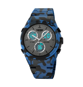Ψηφιακό/αναλογικό ρολόι χειρός – Skmei - 2109 - Army Dark  Blue