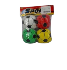 Σετ μαλακά μπαλάκια παιχνιδιού - No.3 - 4pcs - 0648-45 - 222066