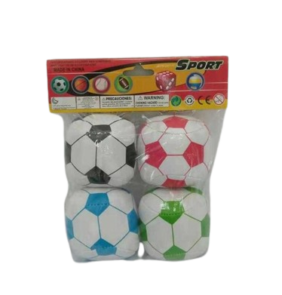 Σετ μαλακά μπαλάκια παιχνιδιού - No.3 - 4pcs - 0648-52 - 222067