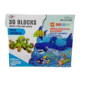 Συναρμολογούμενες φιγούρες DIY 3D - Ζώα της θάλασσας - 235pcs - EVASY1004 - 222292