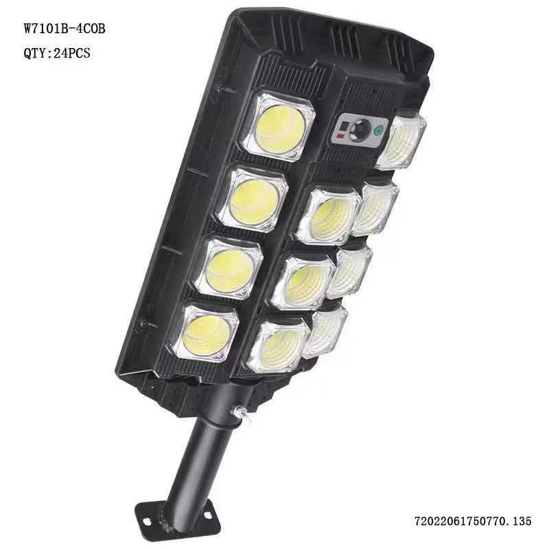 Ηλιακός προβολέας LED με αισθητήρα κίνησης – W7101B-4COB - 175077 - Image 2