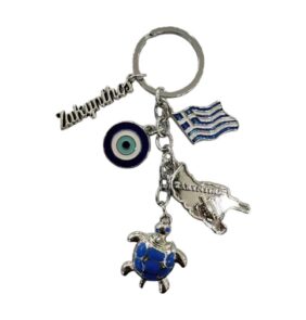Τουριστικό μπρελόκ Souvenir - Σετ 12pcs - Ματάκι/Zakynthos - 281188