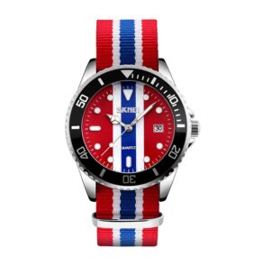 Αναλογικό ρολόι χειρός – Skmei - 9133 - Red/Blue