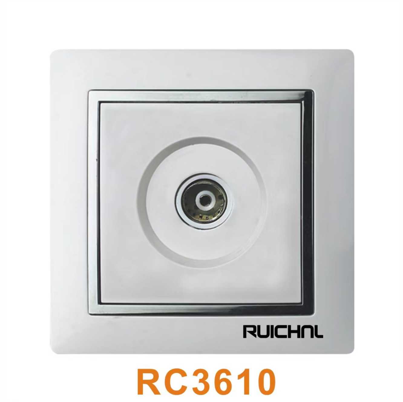 Πρίζα κεραίας τηλεόρασης - Χωνευτή - RC3610-1-bit - 361002 - Image 2