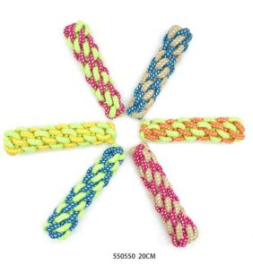 Παιχνίδι σκύλου σχοινί πλεκτό - 36cm - 12pcs - 550554