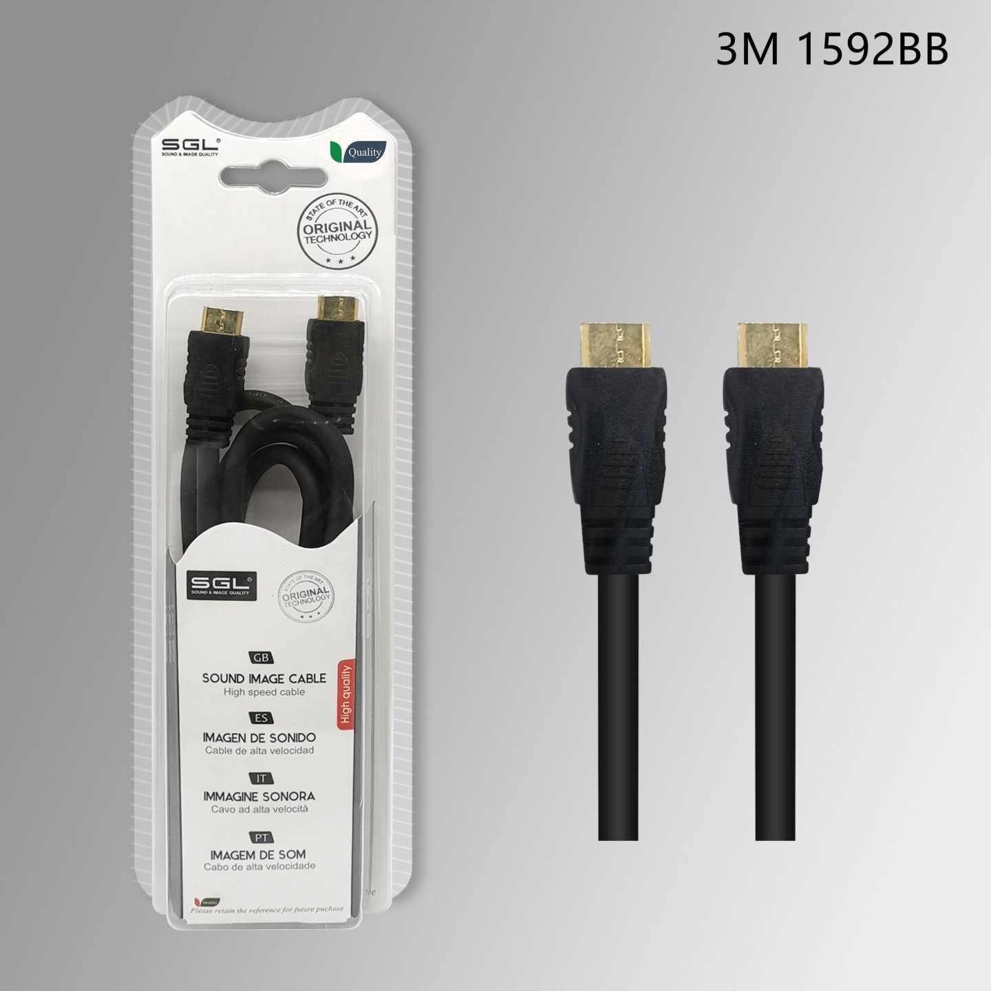 Καλώδιο HDTV - 1592BB - 3m - 095219 - Image 2