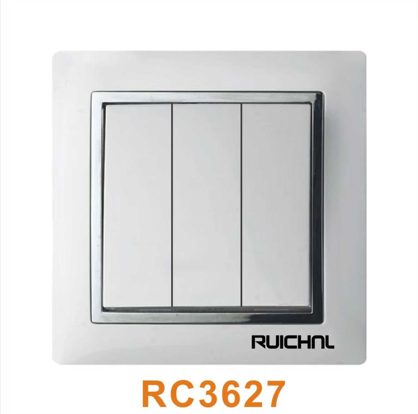 Διακόπτης τοίχου χωνευτός - Τριπλός - RC3627 - 674933 - Image 2