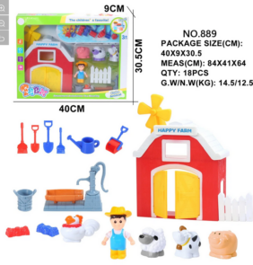 Σετ φάρμας με ζωάκια και αξεσουάρ - 500-889 - 305253