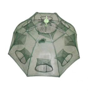 Πτυσσόμενη παγίδα ψαρέματος-κιούρτος με 6 εισόδους - 931356