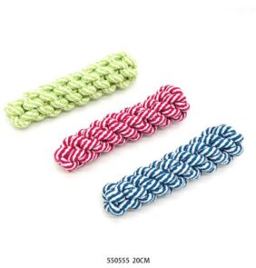Παιχνίδι σκύλου σχοινί πλεκτό - 20cm - 12pcs - 550550