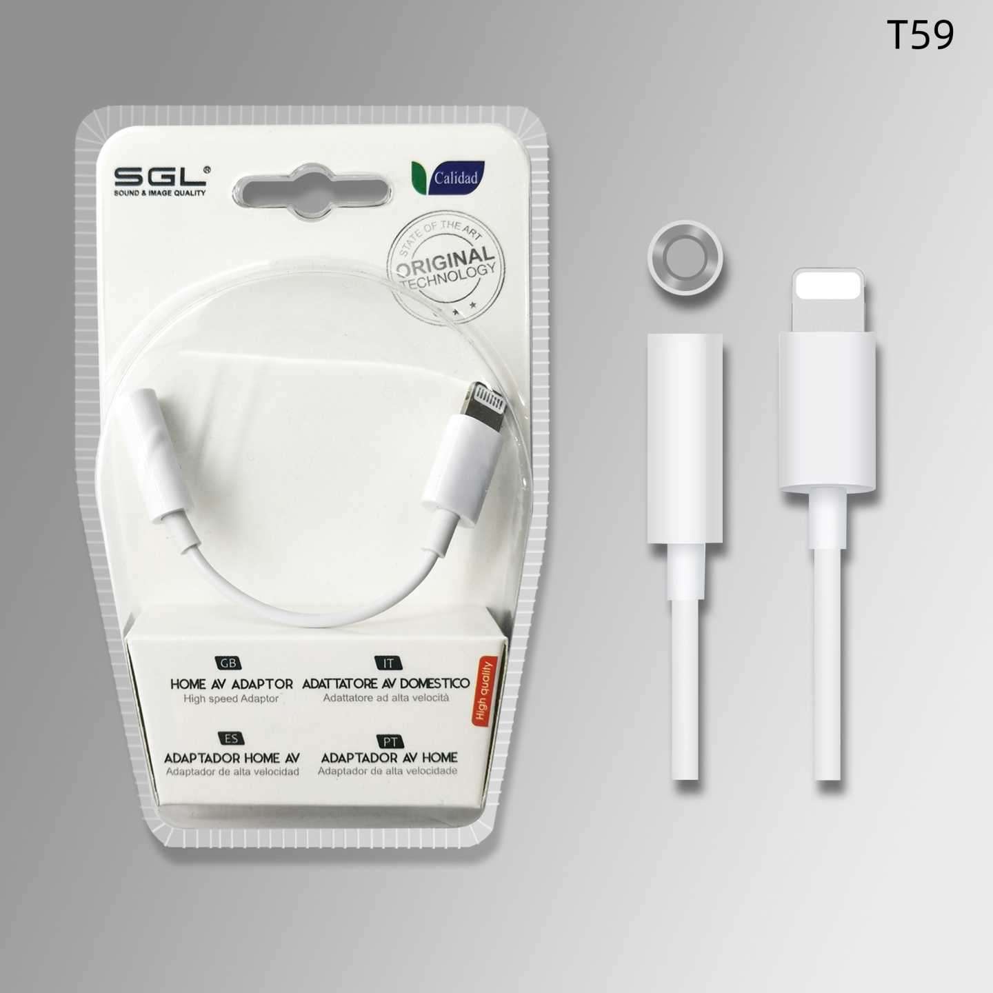 Αντάπτορας Lightning σε Jack 3.5mm female - T59 - 096049 - Image 2
