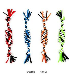 Παιχνίδι σκύλου σχοινί με κόμπους - 30cm - 12pcs - 550489