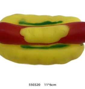 Παιχνίδι σκύλου Latex Hot Dog - 13.5x8cm - 12pcs - 550320