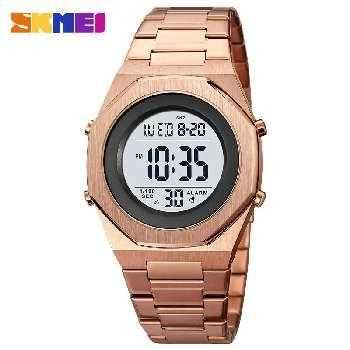 Ψηφιακό ρολόι χειρός – Skmei – 2066 - Rose Gold/White - Image 2