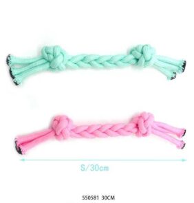 Παιχνίδι σκύλου σχοινί με κόμπους - 30cm - 12pcs - 550581