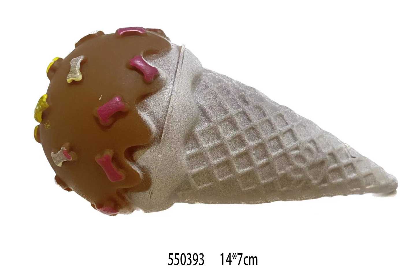 Παιχνίδι σκύλου Latex Ice Cream- 14x7cm - 12pcs - 550393