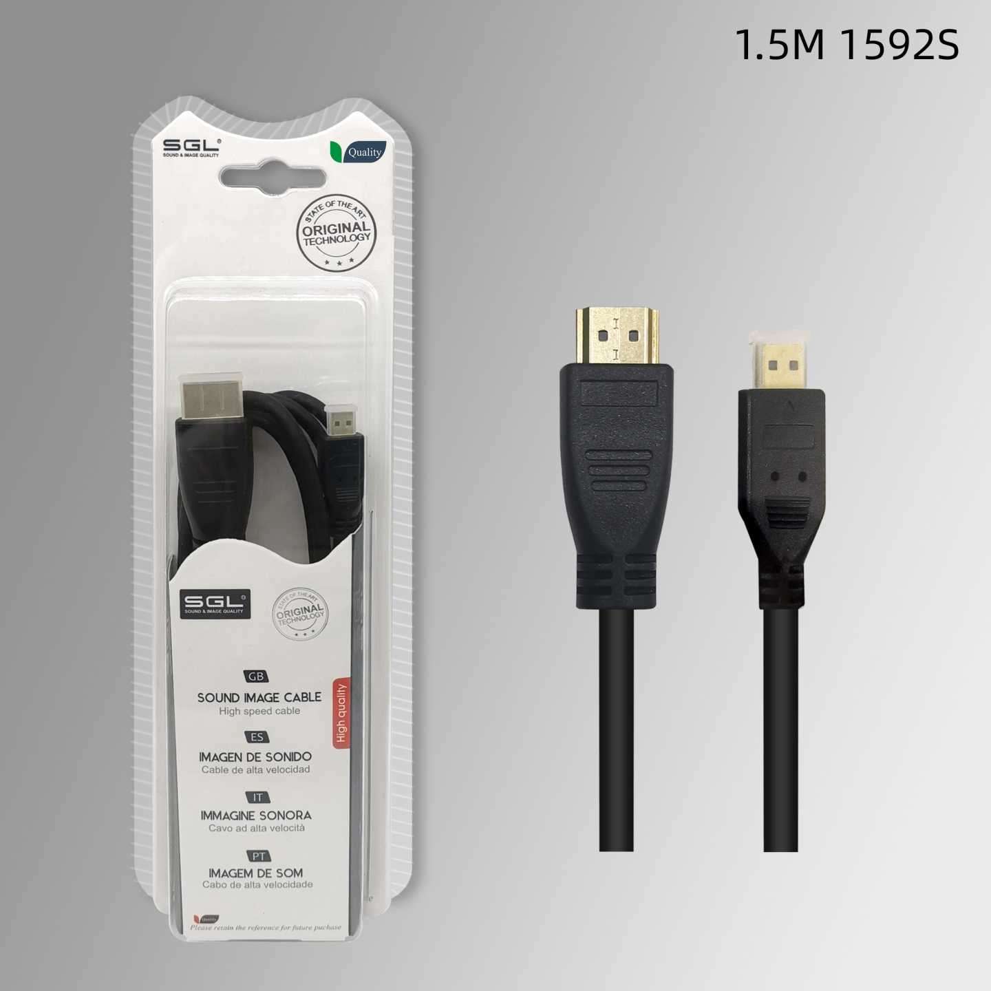 Καλώδιο HDMI σε Micro HDMI - 1592S - 1.5m - 095189 - Image 2