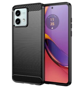 Techsuit - Carbon Silicone - Motorola Moto G84 - Black