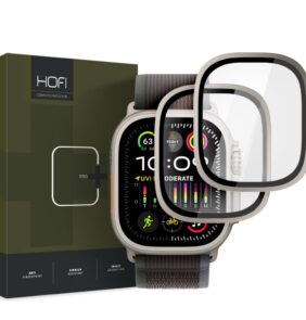 TEMPERED GLASS HOFI GLASS RING 2-PACK APPLE WATCH ULTRA 1 / 2 (49 MM) TITANIUM