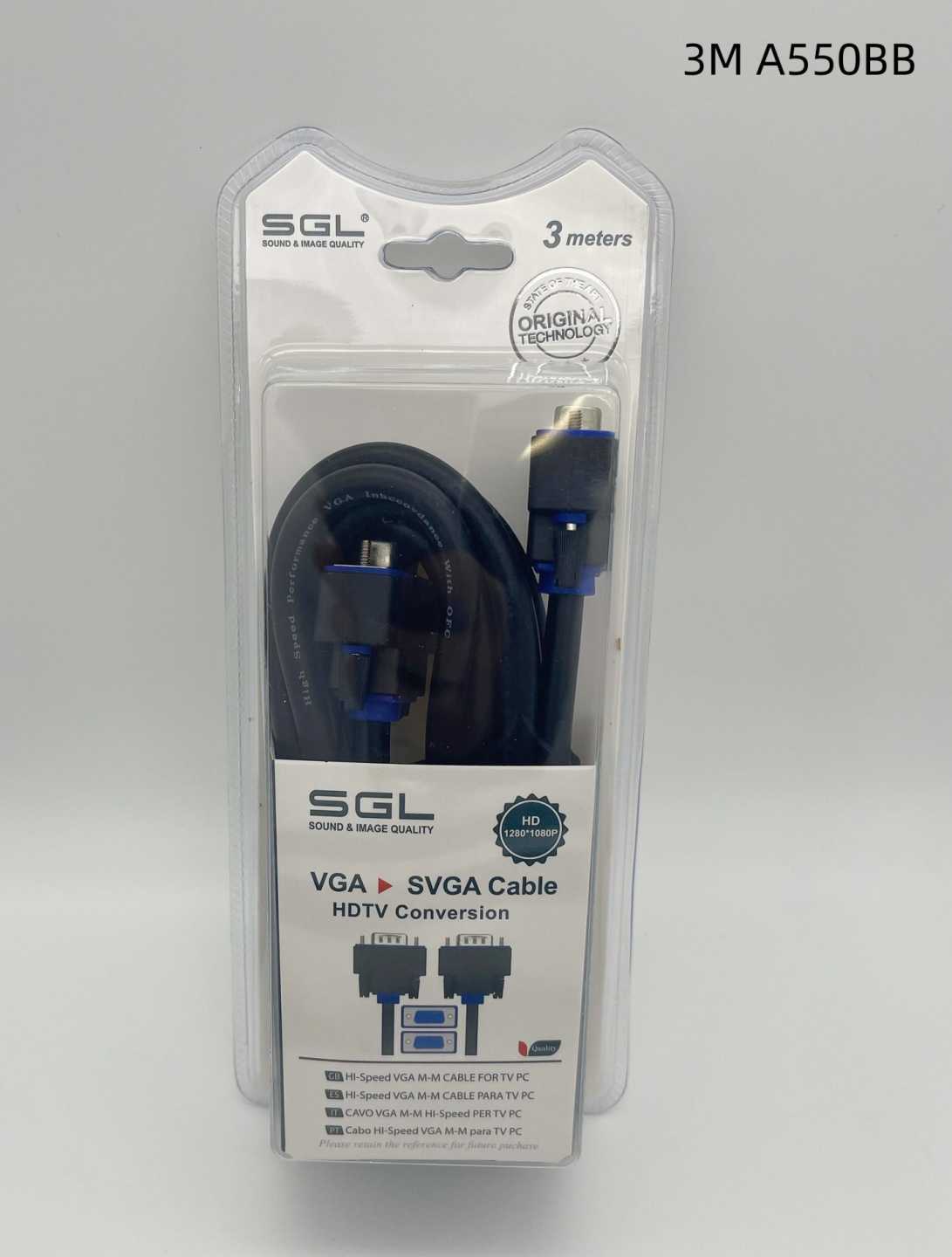 Καλώδιο VGA - 550BB - Male/Male - 3m - 095073 - Image 2