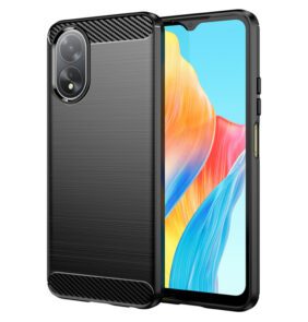 Techsuit - Carbon Silicone - Oppo A38 / A18 - Black