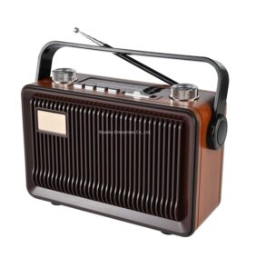 Επαναφορτιζόμενο ραδιόφωνο Retro - PX-86BT - 617163 - Brown